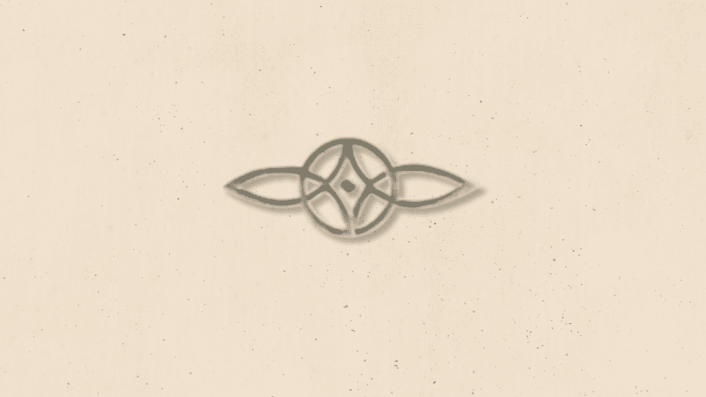 A drawing of a Serch Bythol symbol 