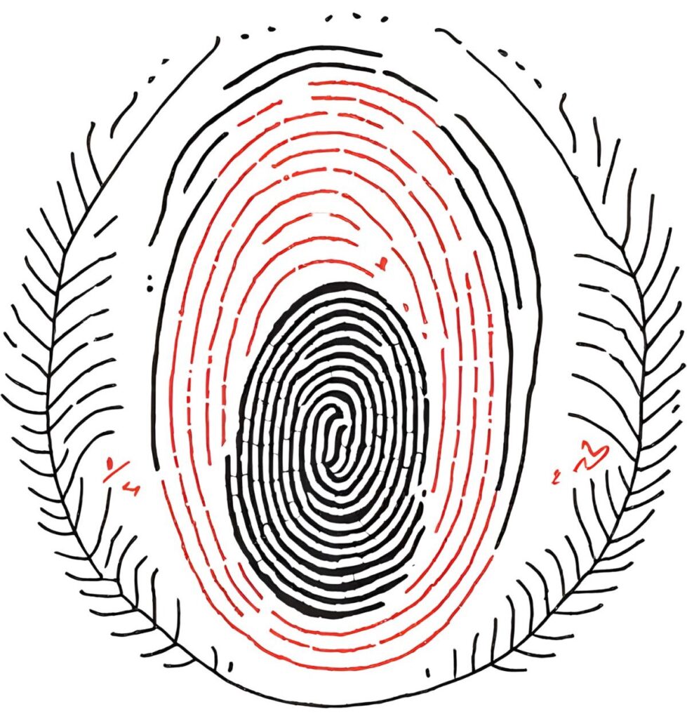 thumbprint tattoo design