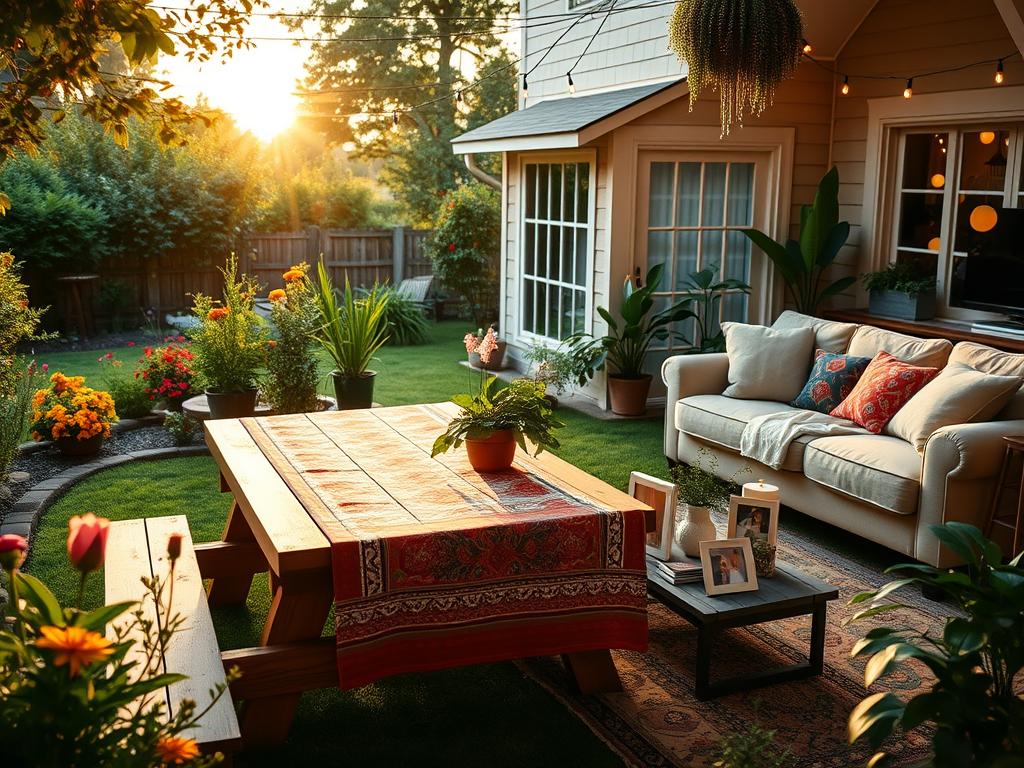 backyards and living rooms for family photos