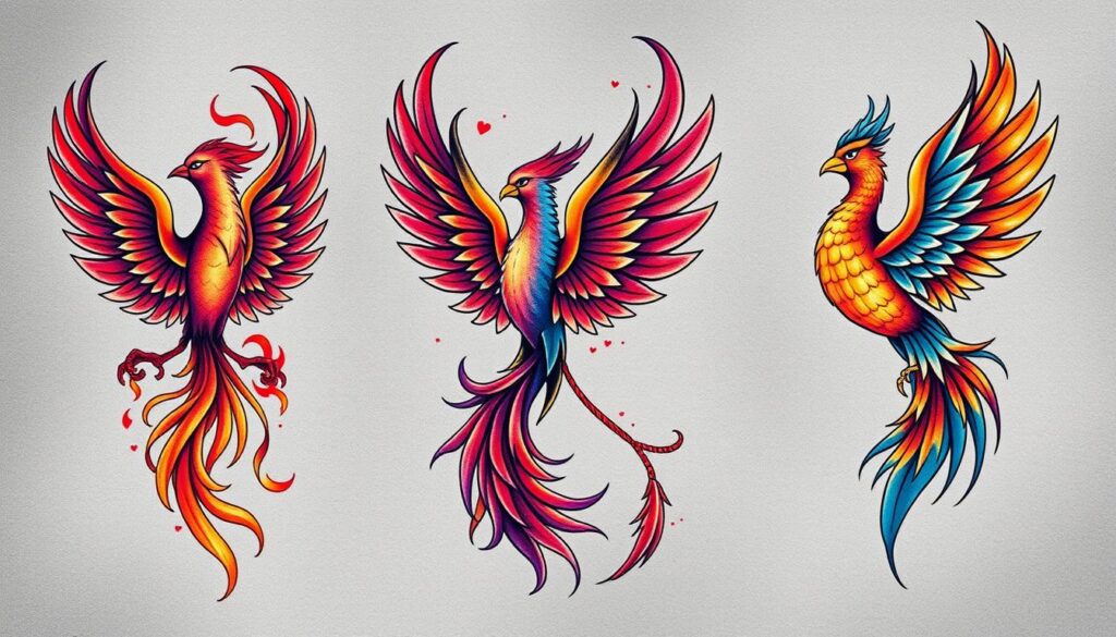 custom phoenix tattoos