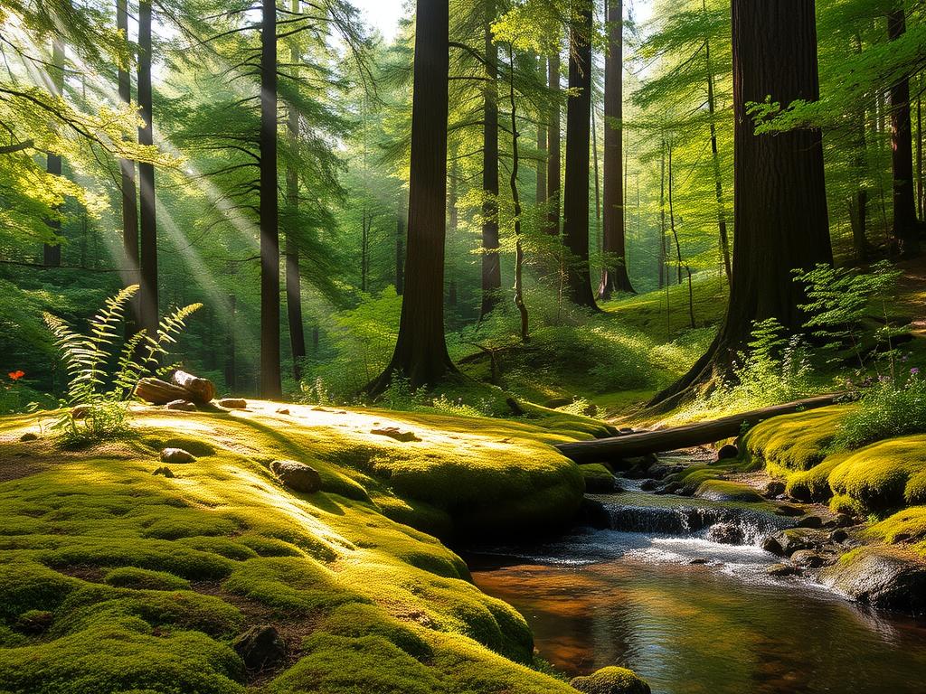 forest bathing and reconnecting with nature