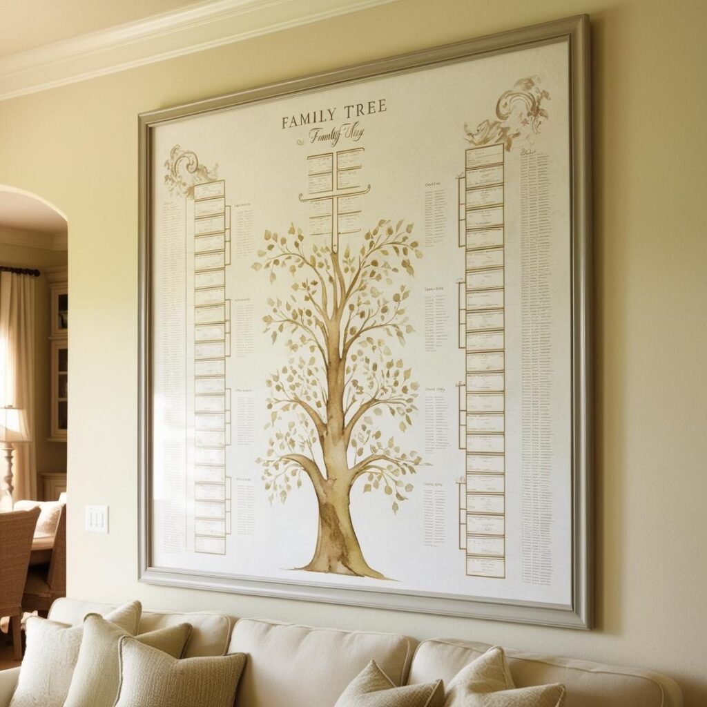 Family tree wall chart 