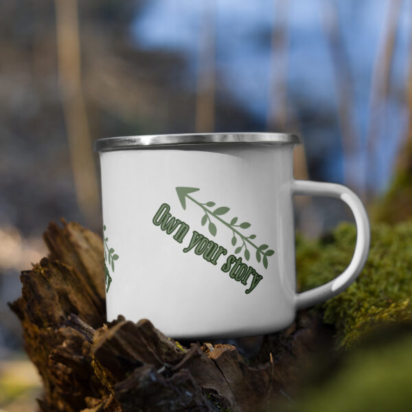 Own Your Story Enamel Mug