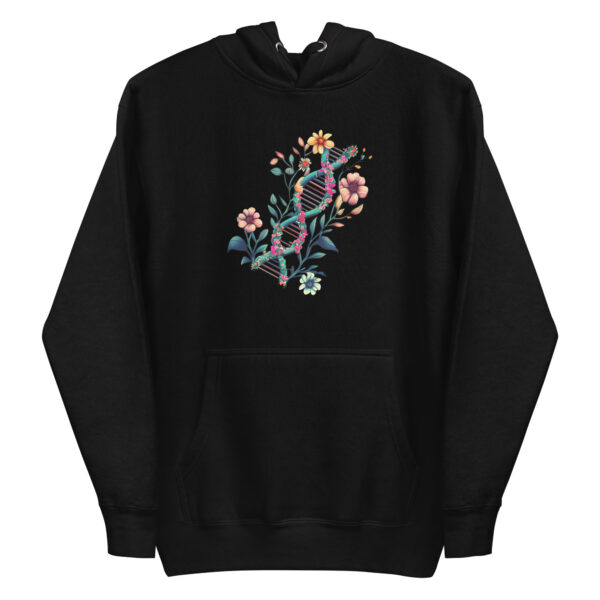 Floral DNA Unisex Hoodie - Image 2