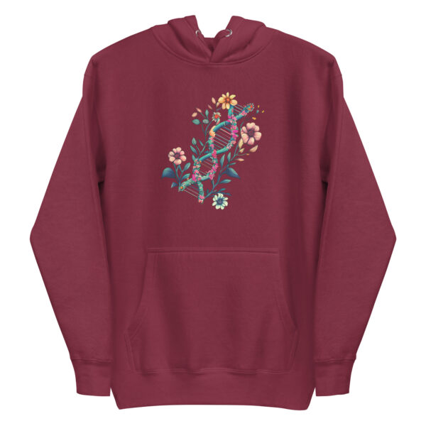 Floral DNA Unisex Hoodie - Image 4