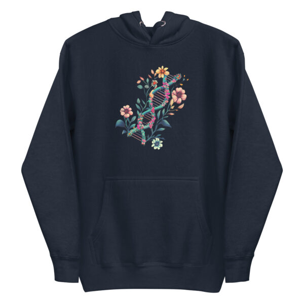 Floral DNA Unisex Hoodie - Image 3