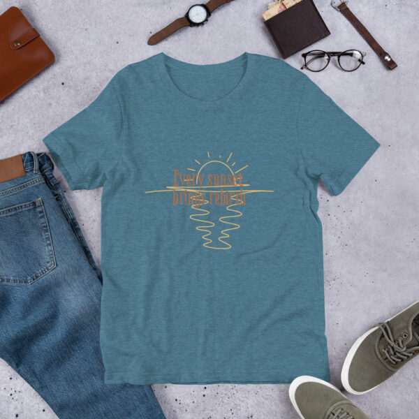 Every Sunset Brings Rebirth Unisex T-Shirt - Image 6