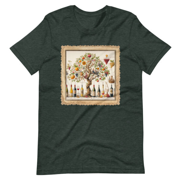 Wine Lovers Family Tree Unisex T-Shirt