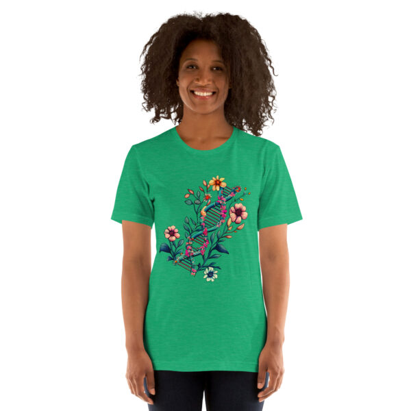 Floral DNA Unisex T-Shirt - Image 9