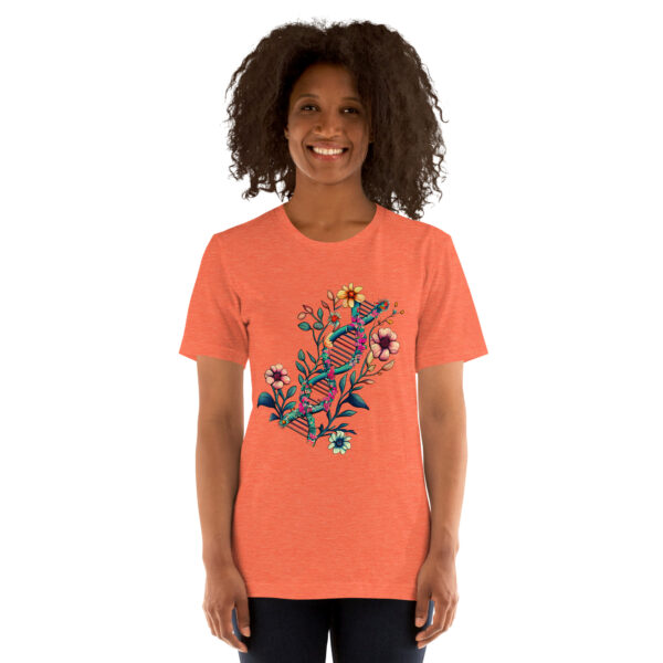 Floral DNA Unisex T-Shirt - Image 10