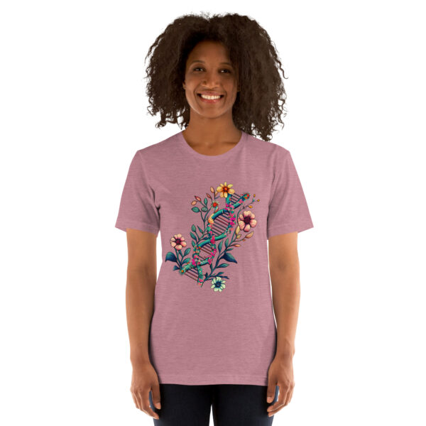 Floral DNA Unisex T-Shirt - Image 11