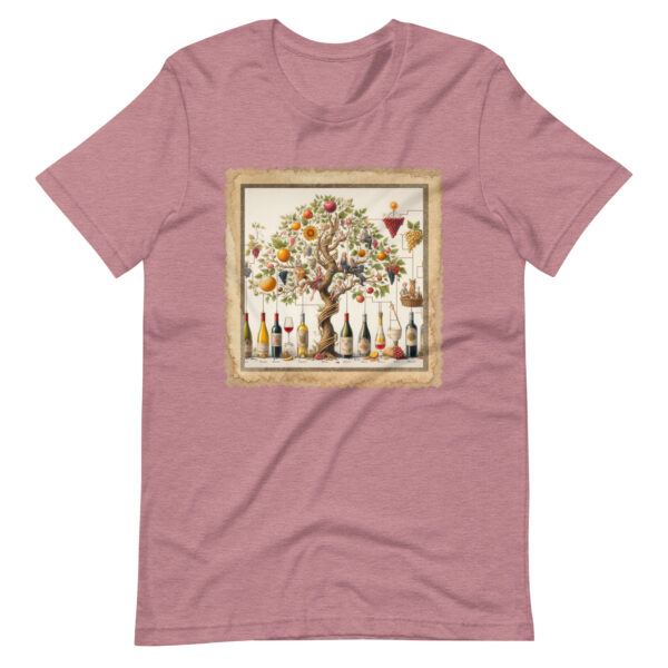 Wine Lovers Family Tree Unisex T-Shirt - Image 10