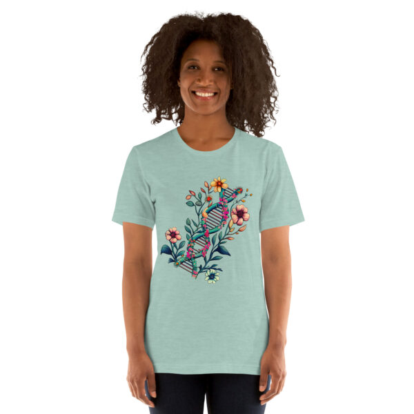 Floral DNA Unisex T-Shirt - Image 13