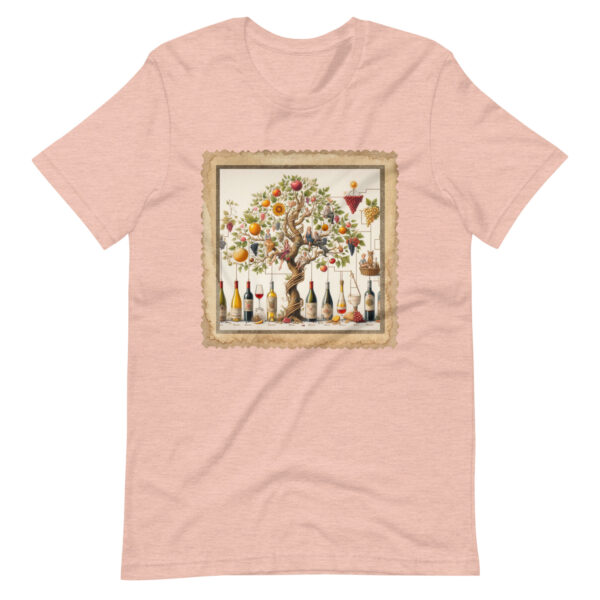 Wine Lovers Family Tree Unisex T-Shirt - Image 14