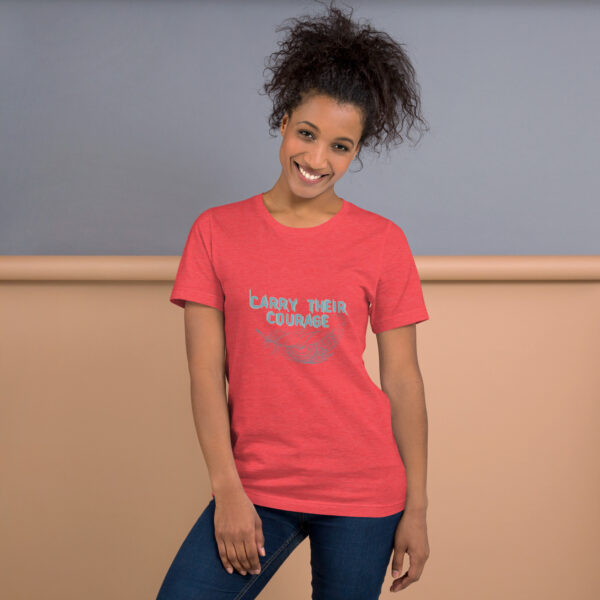 Carry Their Courage Unisex T-Shirt - Image 8