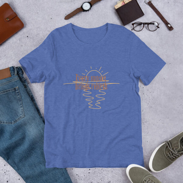 Every Sunset Brings Rebirth Unisex T-Shirt - Image 7