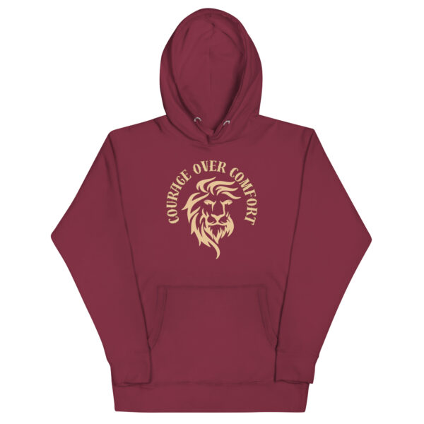 Courage Over Comfort Unisex Hoodie - Image 5