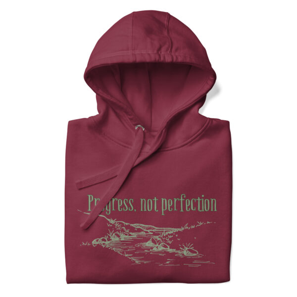 Progress Not Perfection Unisex Hoodie - Image 3