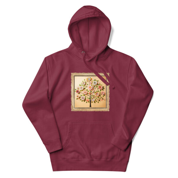 Flower Lovers Family Tree Unisex Hoodie - Image 3