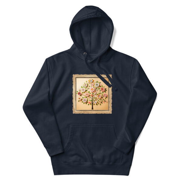 Flower Lovers Family Tree Unisex Hoodie - Image 2