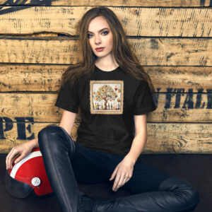 Wine Lovers Family Tree Unisex t-shirt