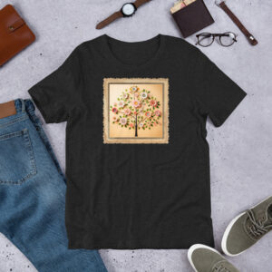 Flower Lovers Family Tree Unisex t-shirt
