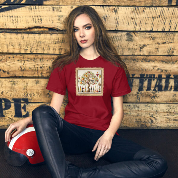 Wine Lovers Family Tree Unisex t-shirt - Image 4