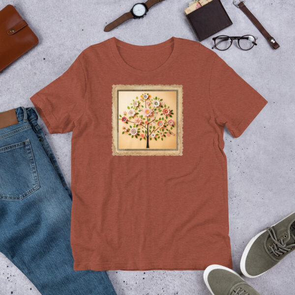 Flower Lovers Family Tree Unisex t-shirt - Image 9