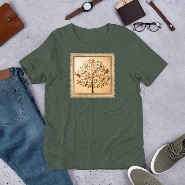 Flower Lovers Family Tree Unisex t-shirt - Image 7