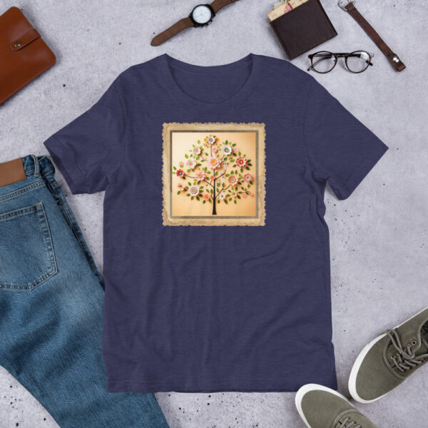 Flower Lovers Family Tree Unisex t-shirt - Image 4