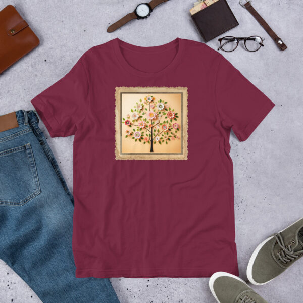 Flower Lovers Family Tree Unisex t-shirt - Image 5