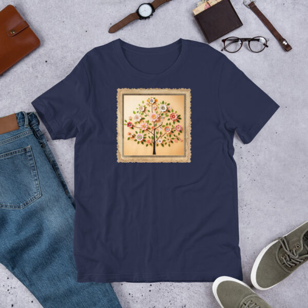 Flower Lovers Family Tree Unisex t-shirt - Image 3