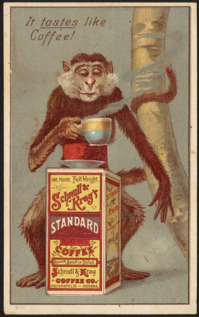 collage of vintage food posters