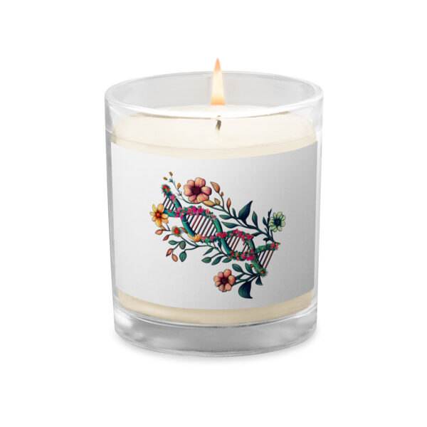 Floral DNA Glass Jar Soy Wax Candle - Image 5