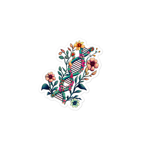 Floral DNA Bubble-Free Stickers - Image 3