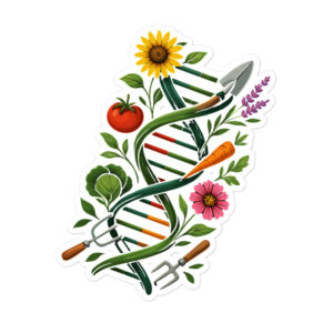 Gardening Is in My DNA, Green Thumb Sticker