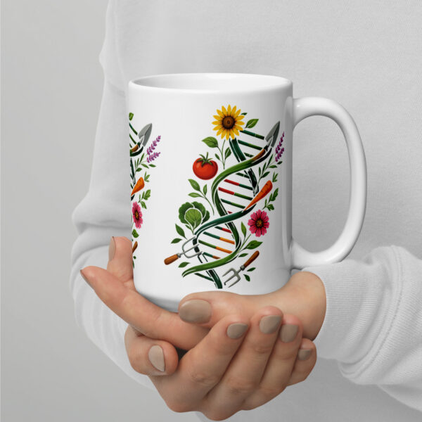 Gardening Is in My DNA, Green Thumb Mug - Image 3